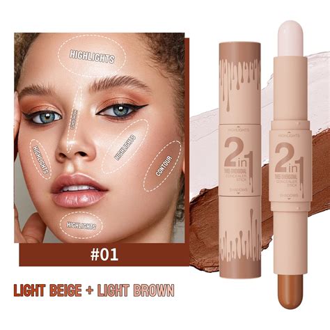 Visit Niviya Store Concealer Clearance Dual Cream Color High Gloss