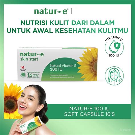 Natur E Skin Start Natural Vitamin E Iu Supplement Soft Capsule S