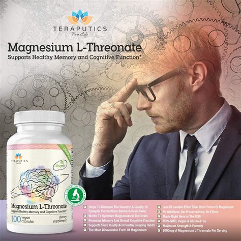 Buy Magnesium L Threonate Magtein The Best Non GMO Highly