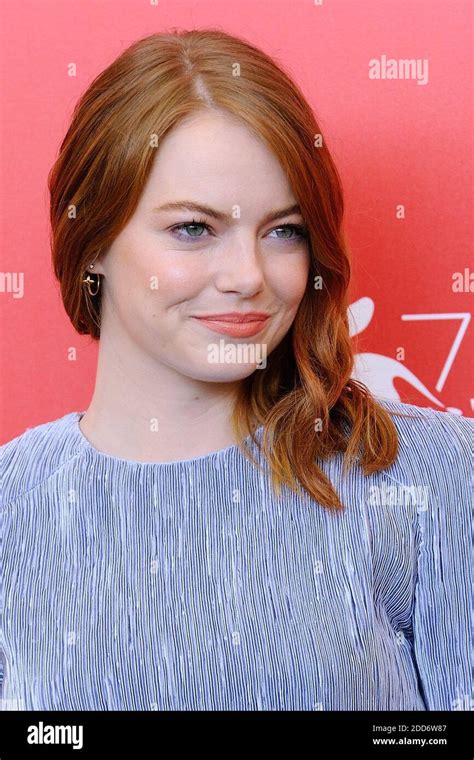 Emma Stone Attending The Favourite Photocall As Part Of The 75th Venice