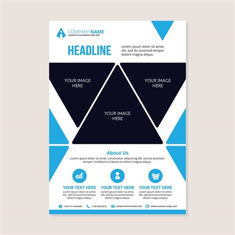 Corporate Business Annual Report Brochure Flyer Design 6181680 Vector