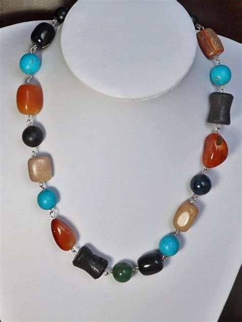 Stunning Mixed Gemstone Handcrafted Necklace Handcrafted Necklace Gemstones Necklace