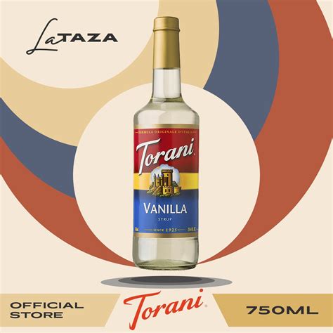 Torani Vanilla Syrup 750ml Shopee Philippines