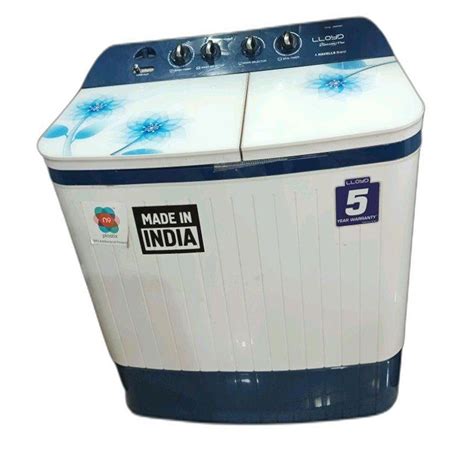 Capacity Kg Kg Lloyd Fully Automatic Washing Machine White And Blue