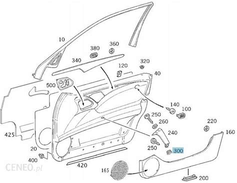 Mercedes Benz Oe Org Zaślepka Mocow Uchwytu Drzwi E W210