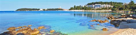 Istria Sun Beach Lone Bay Rovinj Istria Croatia Photos Maps And