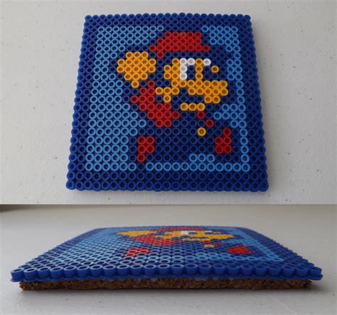 Super Mario Coaster Perler Beads By Kamikazekeeg On Deviantart