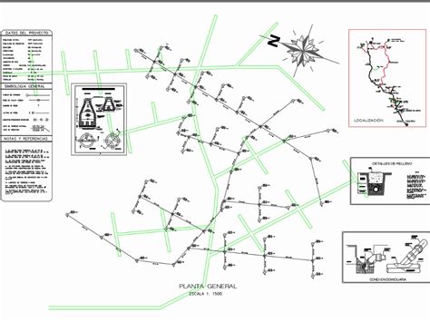 Alcantarillado En Autocad Descargar Cad 258 46 Kb Bibliocad