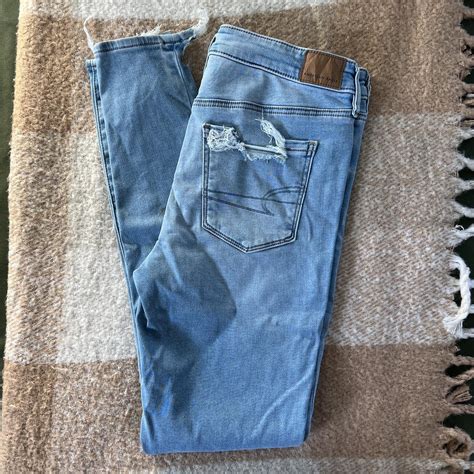 American Eagle Jeans Size 10 Long Skinny With Depop