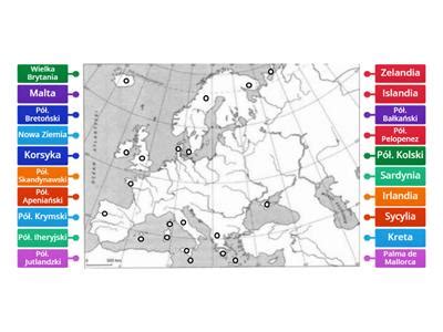 Linia Brzegowa Europy Labelled Diagrampdf Materia Y Dydaktyczne