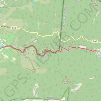 Trace Gps Les Gorges Du Toulourenc Itin Raire Parcours