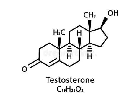 Estrutura Molecular Testosterona Fórmula Química Testosterona