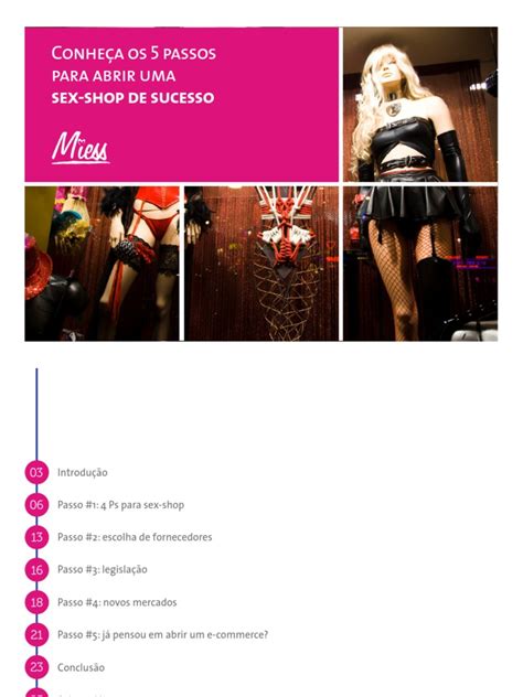 Ebook Conheça Os 5 Passos Para Abrir Uma Sex Shop Pdf Marketing E