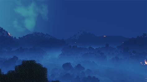 Minecraft Shaders Night