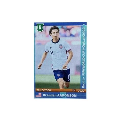 Buy Sticker Brenden Aaronson Usa Panini Road To Qatar Stickers