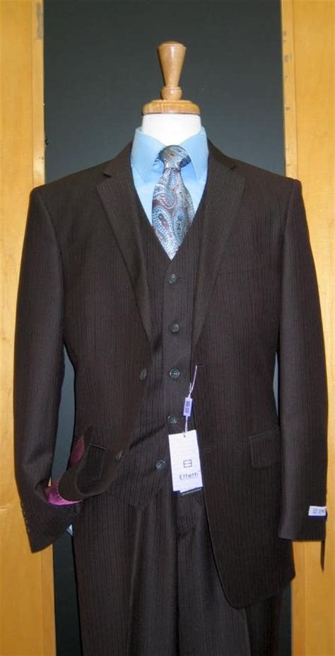 Three Piece Suits For Men Coco Chocolate Brown Tuxedo