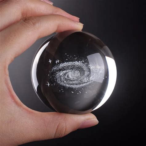 Aliexpress Buy 60mm Glass Ball 3D Laser Engraved Galaxy Crystal