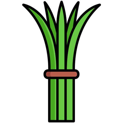 Chives Generic Outline Color Icon