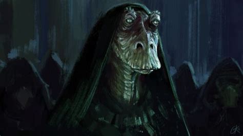 Jar Jar Binks Cloaked Gungan Star Wars Art Darth Binks Disney