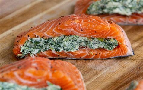 Spinach Stuffed Salmon Video I Am Baker