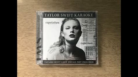 Taylor Swift Reputation Karaoke Album Unboxing Youtube