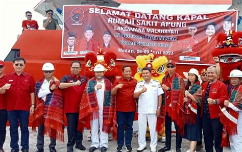 Kapal Laksamana Malahayati Milik PDI Perjuangan Gelar Pengobatan Gratis