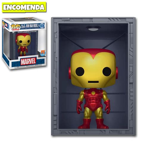 Funko Pop Iron Man Deluxe Iron Man Hall Of Armor Model 4 1036 Loja TSC