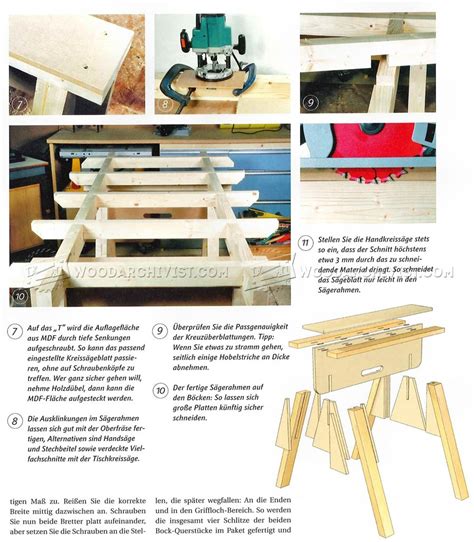 Plywood Cutting Table Plans • Woodarchivist