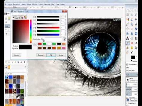 Jak Zmieni Kolor Oczu W Gimpie Poradnik Youtube