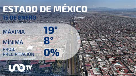 Clima En El Estado De M Xico Para El De Enero De Unotv