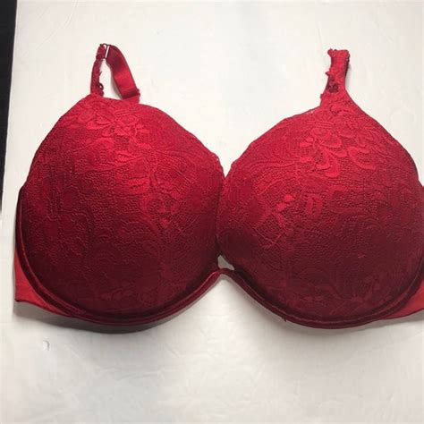 Cacique Intimates And Sleepwear Cacique Red Bra Size 44dd Poshmark