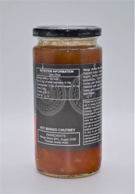 Ferns Hot Mango Chutney Taj Stores
