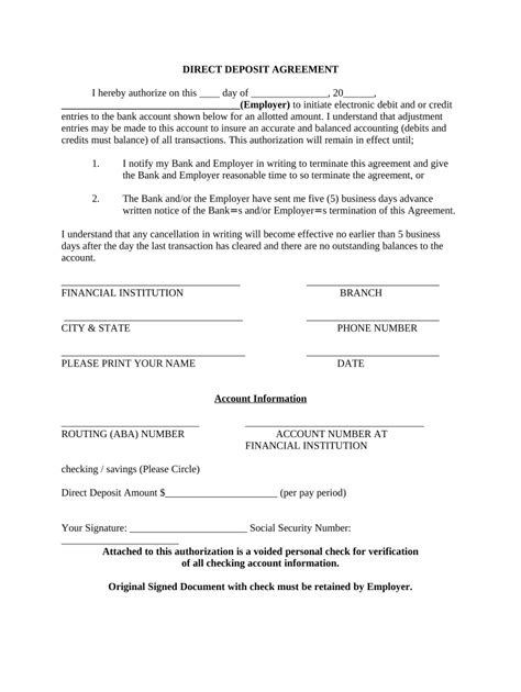 Direct Deposit Form Fill Out Sign Online Dochub