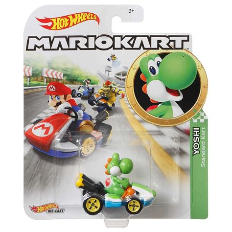 Hot Wheels Mario Kart Yoshi Standard Kart