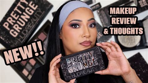 New Huda Beauty Pretty Grunge Eyeshadow Palette Grunge Eyeshadow Look Swatches Youtube