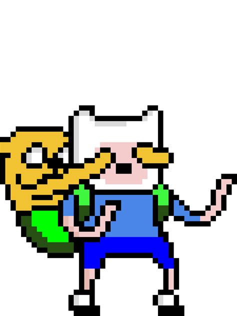 Finn And Jake Pixel Art