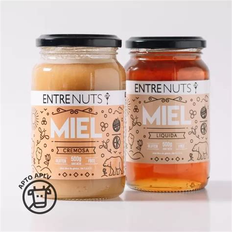 Miel Cremosa Natural Sin Tacc Entrenuts X G X Un