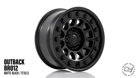 Black Rhino BR012 Outback Matte Black YouTube