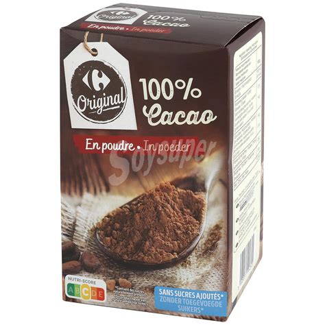 Carrefour Cacao En Polvo Sin Az Car A Adido Original G