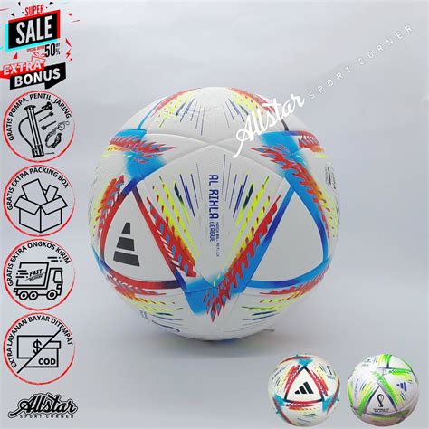 Jual Bola Sepak Original Adidas Al Rihla Worldcup 2022 Bola Kaki