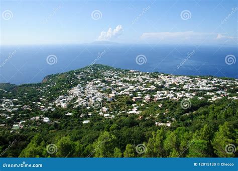 Anacapri Town - Italy stock photo. Image of mountain - 12015130