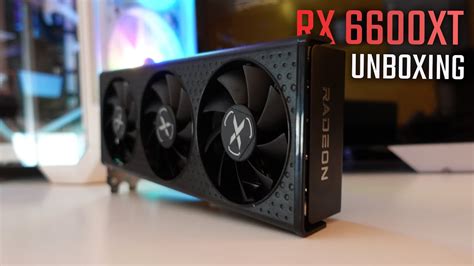 Xfx Rx 6600xt Qick 308 Casual Unboxing Youtube