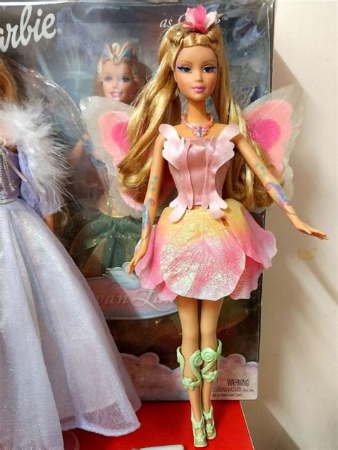 Mattel Barbie Fairytopia Glowing Fairy Elina Doll New Wings Glow Asa