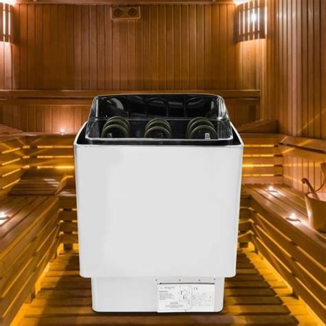 Garosa Chauffe Sauna Kw V Chauffage De Salle De Bain En Acier