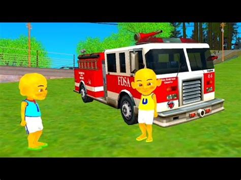 Upin Ipin Jadi Pemadam Kebakaran Area Pedesaan YouTube