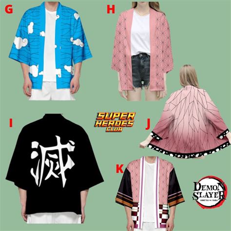 Jual ART R72A Kimono Demon Slayer Jubah Kostum Anak Jepang Cosplay