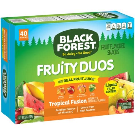 Black Forest Fruity Duos Tropical Fusion Fruit Snacks 40 Ct 32 Oz Pick ‘n Save