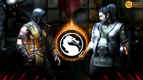 Mortal Kombat X Scorpion Vs Bo Rai Cho Gameplay P Hd Youtube