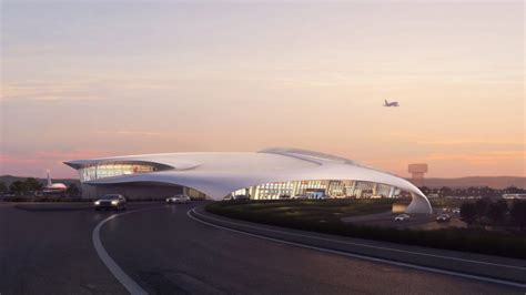 Mad Reveals Design For Lishui Airport With Swooping Bird Like Roof