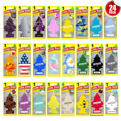 Little Trees Air Freshener Car Hanging Fragrance Home Office Fresh Scent 24 Pack Ebay